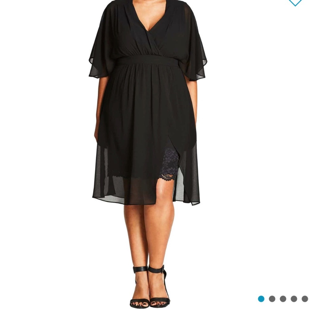City Chic “Love Affair Black” Black dress